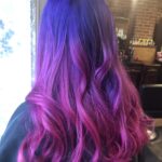 purple to pink color melt